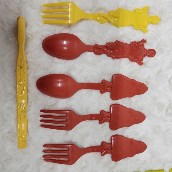 McDonald's Other - Vintage 80's McDonald's plastic silverware and toothbrush